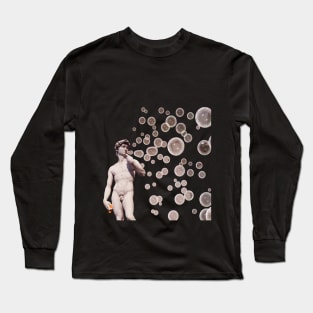 David blowing bubbles Long Sleeve T-Shirt